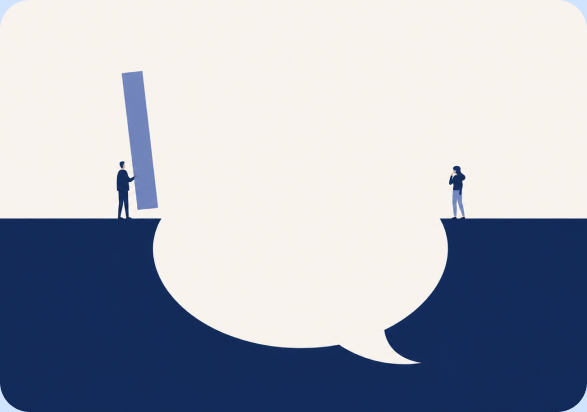 A conversation bridge between a client and Cerebro strategist